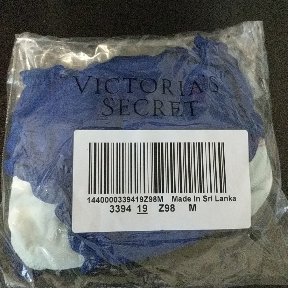Navy victorias secret ruffle bikini bottoms